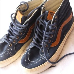 Vans high top blue